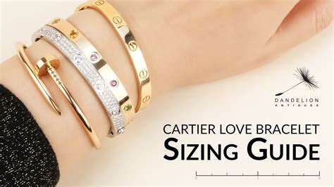 cartier braceley|cartier bracelet size chart.